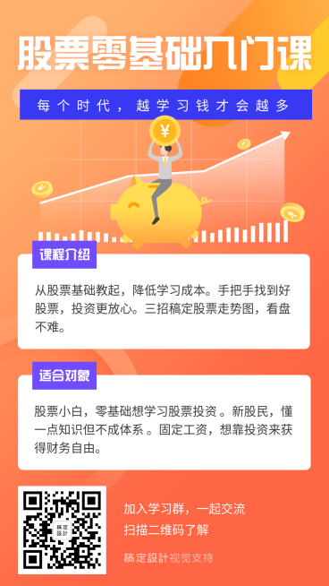 股票零基础入门课程海报预览效果