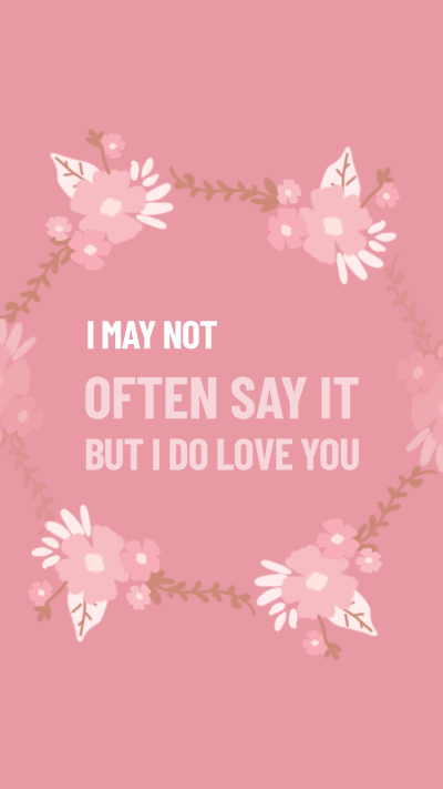 Dark Pink Background Flowers Circle Frame Mother’s Day Promotion Fashion Style Instagram Story