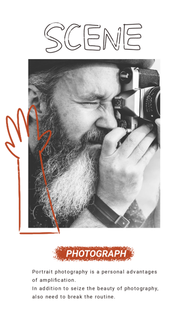 Literary Photography Man Personal Lifestyle Display Instagram Story预览效果