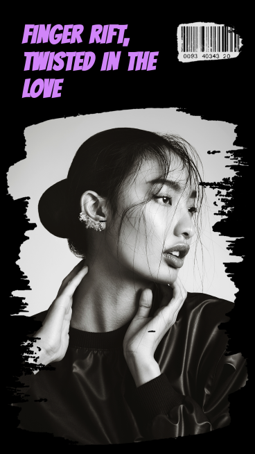 简约时尚笔刷电竞宣传应援人物海报预览效果